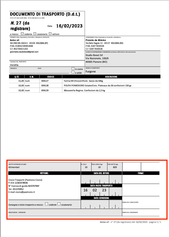 Sai come creare un Documento di Trasporto (DDT)?